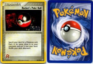 Rocket's Poke Ball 89/109 Team Rocket Returns *Yellow Ink Stain* (Reverse Holo) (NM Condition)
