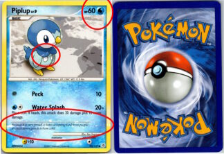 Piplup 93/130 Diamond & Pearl *White speckle* (Exc-LP Condition)