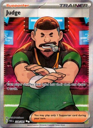 Judge 228/091 Paldean Fates (Ultra Rare) (NM-Exc Condition)