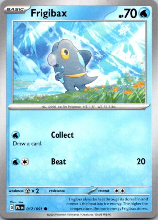 Frigibax 17/091 Paldean Fates (Common) (NM-Exc Condition)