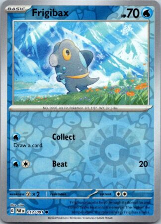 Frigibax 17/091 Paldean Fates (Reverse Holo) (NM-Exc Condition)