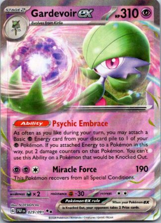 Gardevoir ex 29/091 Paldean Fates (Ultra Rare) (NM-Exc Condition)