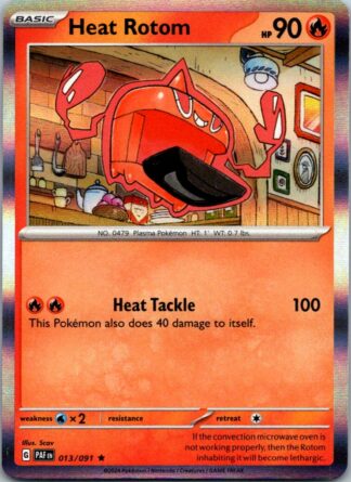 Heat Rotom 13/091 Paldean Fates (Holo) (NM-Exc Condition)