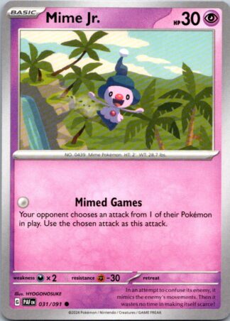 Mime Jr. 31/091 Paldean Fates (Common) (NM-Exc Condition)