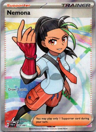 Nemona 229/091 Paldean Fates (Ultra Rare) (NM-Exc Condition)