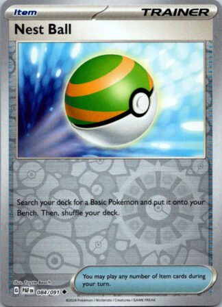 Nest Ball 84/091 Paldean Fates (Reverse Holo) (NM-Exc Condition)