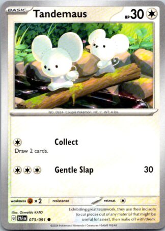 Tandemaus 73/091 Paldean Fates (Common) (NM-Exc Condition)