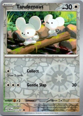 Tandemaus 73/091 Paldean Fates (Reverse Holo) (NM-Exc Condition)