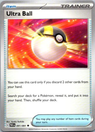 Ultra Ball 91/091 Paldean Fates (Uncommon) (NM-Exc Condition)