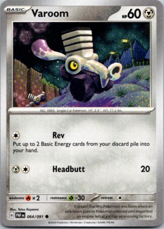 Varoom 64/091 Paldean Fates (Common) (NM-Exc Condition)