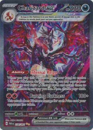 Charizard ex 234/091 Paldean Fates (Ultra Rare) (NM-Exc Condition)