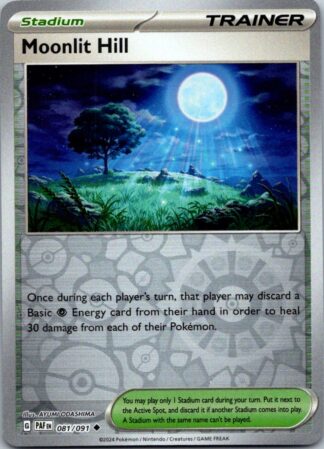 Moonlit Hill 81/091 Paldean Fates (Reverse Holo) (NM-Exc Condition)