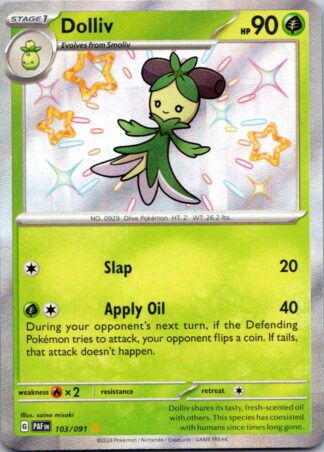 Dolliv 103/091 Paldean Fates (Shiny Holo) (NM-Exc Condition)