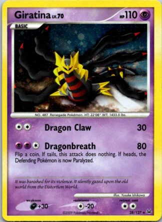 Giratina 28/127 Platinum (Holo Promo) (LP Condition)