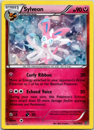 Sylveon 72/111 Furious Fists (Shattered Holo) (LP Condition)