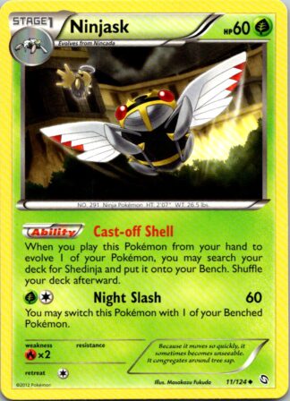 Ninjask 11/124 Dragons Exalted (Uncommon) (Exc Condition)