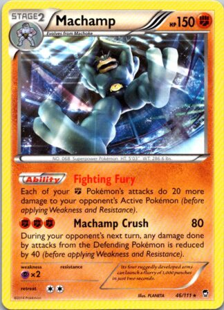 Machamp 46/111 Furious Fists (Theme Deck Rare) (LP Condition)