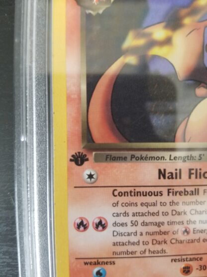 Dark Charizard 21/82 (Non-Holo) 1st Edition PSA Graded 6 *THIN STAMP* - Image 2