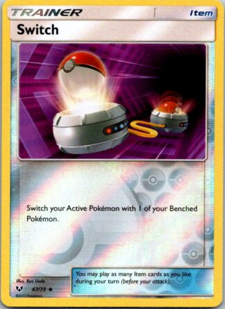 Switch 67/73 Shining Legends (Reverse Holo) (Exc Condition)