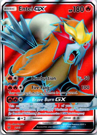 Entei GX 71/73 Shining Legends (Ultra Rare) (Exc Condition)