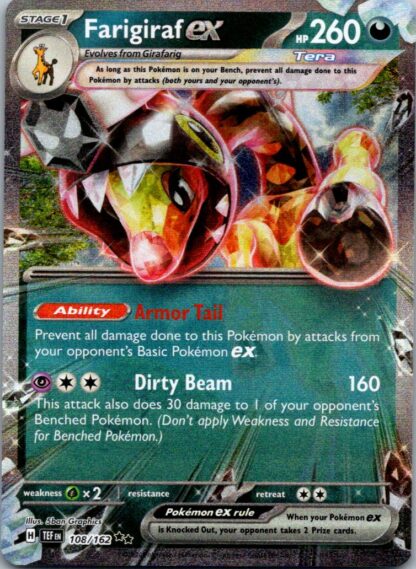 Farigiraf ex 108/162 Temporal Forces (Ultra Rare) (NM-Exc Condition)
