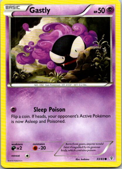 Gastly 33/83 Generations (Common) (LP Condition)
