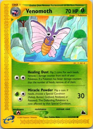 Venomoth 111/144 Skyridge (Common) (LP Condition)