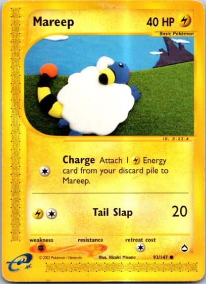Mareep 93/147 Aquapolis (Common) (Played Condition)