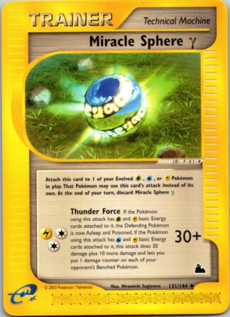Miracle Sphere Gamma 131/144 Skyridge (Uncommon) (Exc Condition)