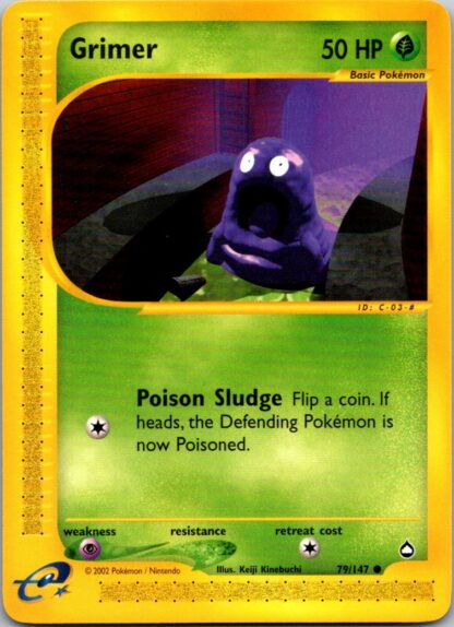 Grimer 79/147 Aquapolis (Common) (Exc Condition)