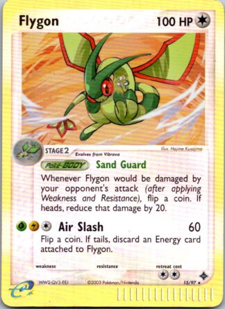 Flygon 15/97 EX Dragon (Reverse Holo) (P Cond)