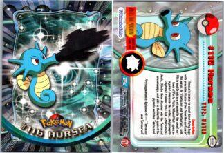 Horsea #116 TOPPS Blue Logo (Exc Condition)