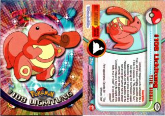 Lickitung #108 TOPPS Blue Logo (Exc Condition)