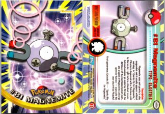 Magnemite #81 TOPPS Blue Logo (Exc Condition)