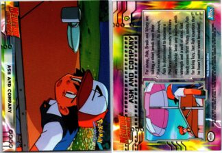 Ash and Company #9 Mewtwo Strikes Back - TOPPS Blue Logo (LP Condition)