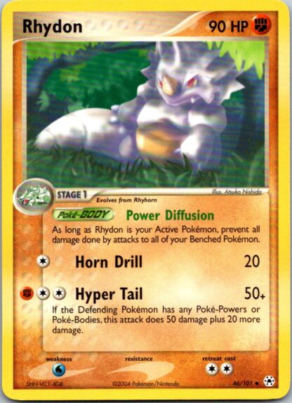 Rhydon 46/101 Hidden Legends (Uncommon) (LP Condition)