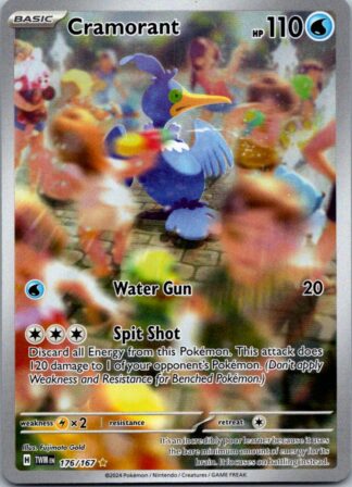 Cramorant 176/167 Twilight Masquerade (Ultra Rare) (NM-Exc Condition)