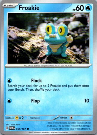 Froakie 56/167 Twilight Masquerade (Common) (NM-Exc Condition)