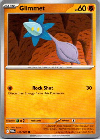 Glimmet 108/167 Twilight Masquerade (Common) (NM-Exc Condition)