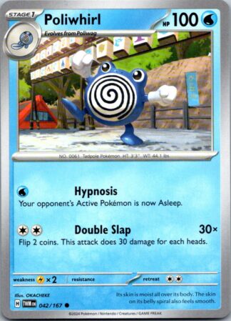 Poliwhirl 42/167 Twilight Masquerade (Common) (NM-Exc Condition)