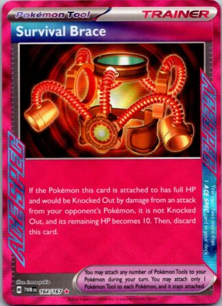 Survival Brace 164/167 Twilight Masquerade (Ultra Rare) (NM-Exc Condition)