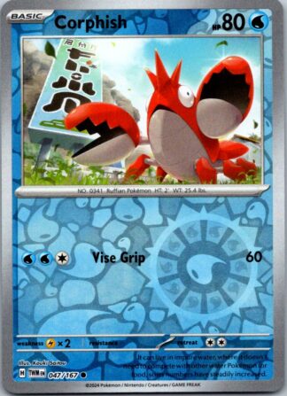 Corphish 47/167 Twilight Masquerade (Reverse Holo) (NM-Exc Condition)