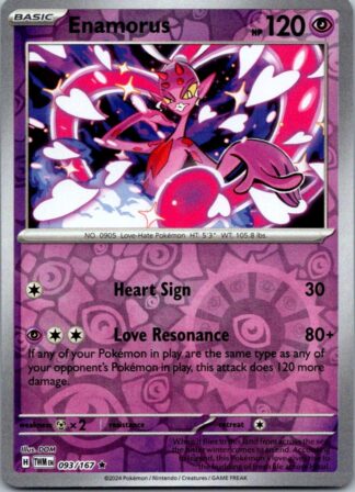 Enamorus 93/167 Twilight Masquerade (Reverse Holo) (NM-Exc Condition)