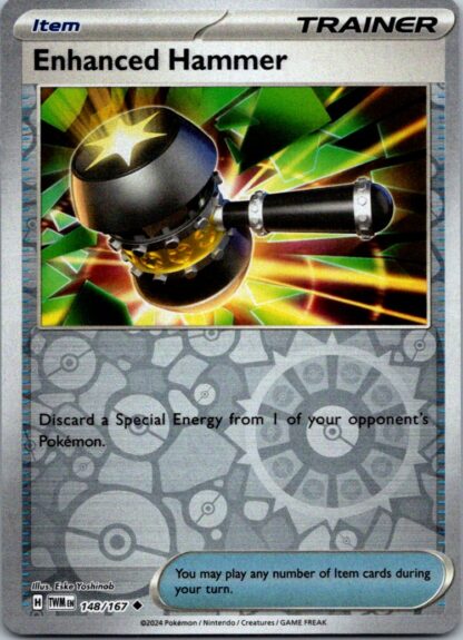 Enhanced Hammer 148/167 Twilight Masquerade (Reverse Holo) (NM-Exc Condition)