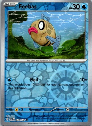 Feebas 49/167 Twilight Masquerade (Reverse Holo) (NM-Exc Condition)