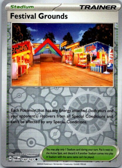 Festival Grounds 149/167 Twilight Masquerade (Reverse Holo) (NM-Exc Condition)