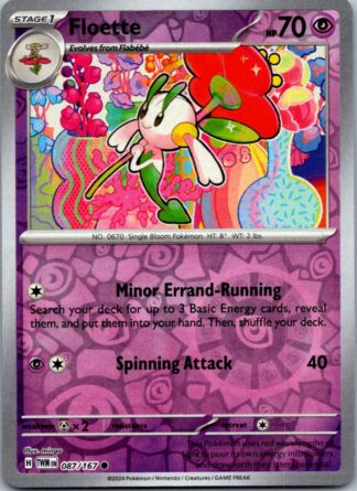 Floette 87/167 Twilight Masquerade (Reverse Holo) (NM-Exc Condition)