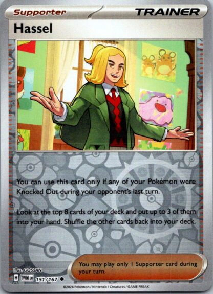 Hassel 151/167 Twilight Masquerade (Reverse Holo) (NM-Exc Condition)