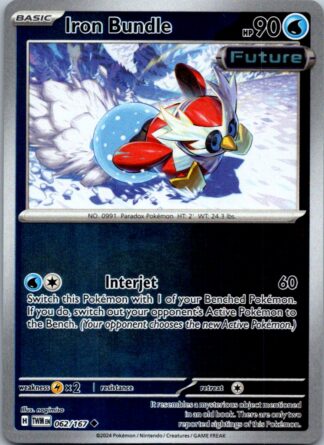 Iron Bundle 62/167 Twilight Masquerade (Reverse Holo) (NM-Exc Condition)