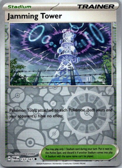 Jamming Tower 153/167 Twilight Masquerade (Reverse Holo) (NM-Exc Condition)